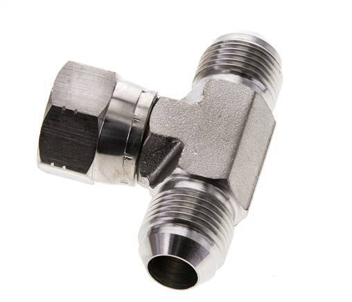 JIC Tee Fitting UNF 7/8''-14 Male x Female Stainless steel 350bar (4917.5psi)