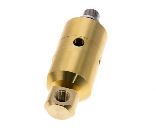2-Way Rotary Joint G1/4'' - G3/8'' Male x Female Brass 50bar (702.5psi)