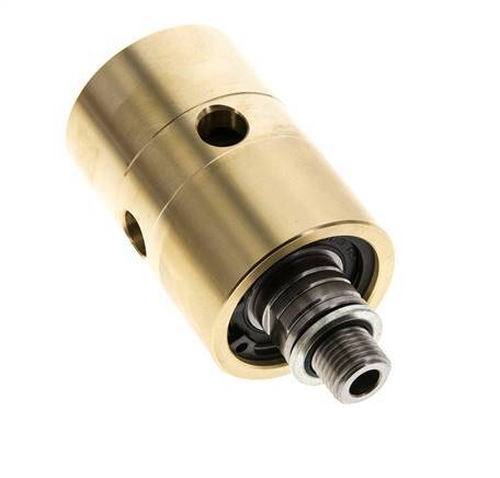 Rotary Joint G1/4'' Female x G1/4'' Male Left Hand Brass 50bar (702.5psi) Abrasive Media