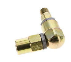 Swivel Joint 3/8'' Male R x Female Rp L-shape Steel NBR 350bar (4917.5psi)