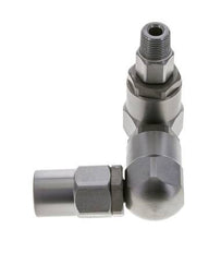 Swivel Joint 3/8'' Male R x Female Rp Z-shape Steel NBR 350bar (4917.5psi)