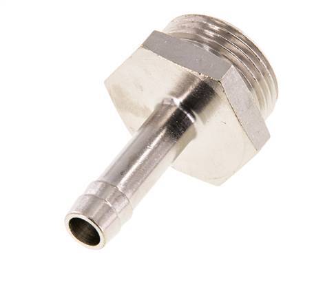 G 3/4'' Male x 9mm Nickel plated Brass Hose barb 16 Bar [2 Pieces]