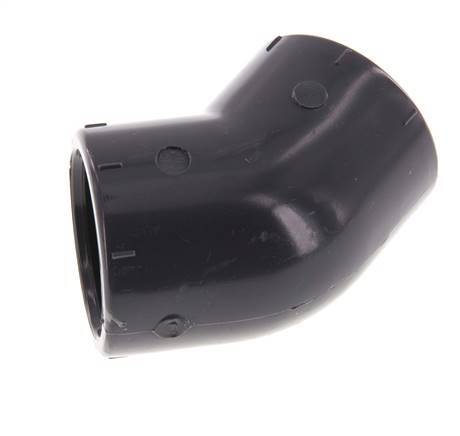 PVC 45deg Elbow Fitting Socket 32x41mm [2 Pieces]