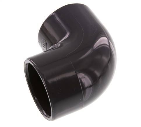 PVC 90deg Elbow Fitting Socket 50x60mm [2 Pieces]