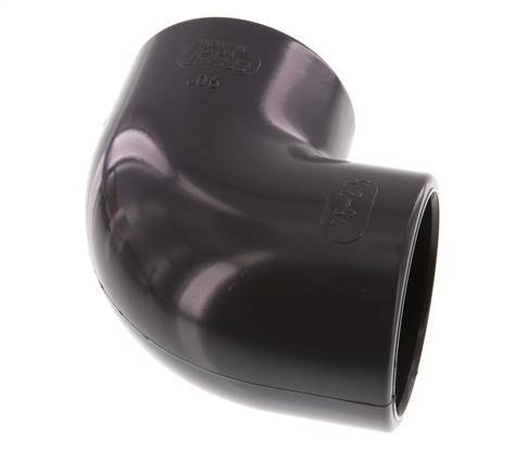 PVC 90deg Elbow Fitting Socket 75x89mm
