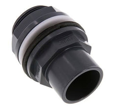 PVC Bulkhead Fitting Socket 40x50mm