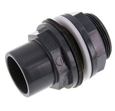 PVC Bulkhead Fitting Socket 40x50mm