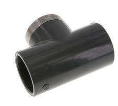 PVC Tee Fitting Female Socket 50mm x Female Rp1-1/2''