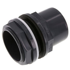PVC Bulkhead Fitting Socket 75x90mm