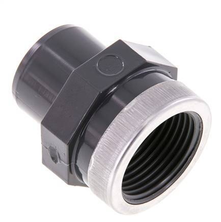 PVC Fitting Male Socket 32mm x Female Rp 1'' [2 Pieces]