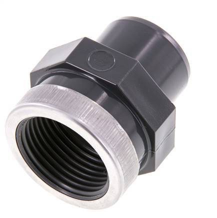PVC Fitting Male Socket 32mm x Female Rp 1'' [2 Pieces]