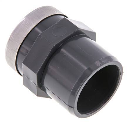 PVC Fitting Male Socket 40mm x Female Rp 1'' [2 Pieces]