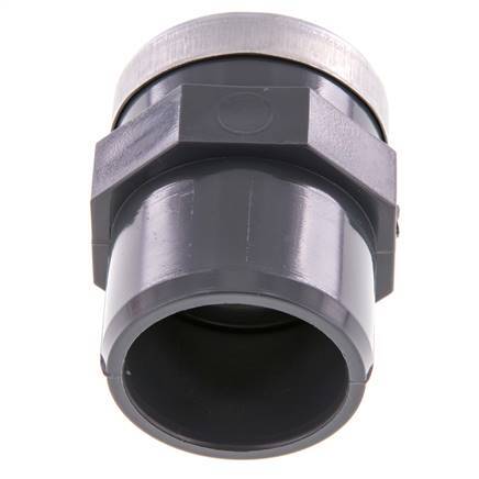 PVC Fitting Male Socket 40mm x Female Rp 1'' [2 Pieces]