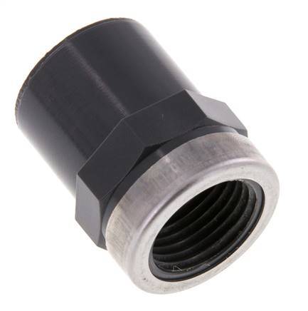 PVC Fitting Female Socket 20mm x Female Rp 1/2'' [2 Pieces]