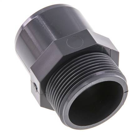 PVC Fitting Female Socket 40x50mm x Male G 1-1/2'' [2 Pieces]