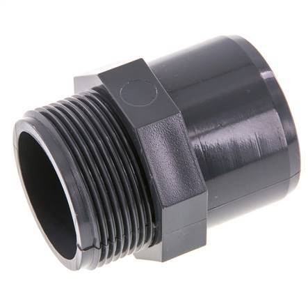 PVC Fitting Female Socket 40x50mm x Male G 1-1/2'' [2 Pieces]