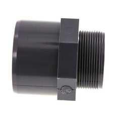 PVC Fitting Female Socket 63x75mm x Male G 2'' [2 Pieces]