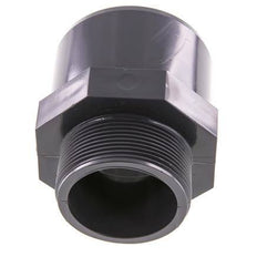 PVC Fitting Female Socket 63x75mm x Male G 2'' [2 Pieces]