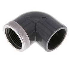 PVC 90deg Elbow Fitting Female Socket 32x42mm x Female Rp 1''
