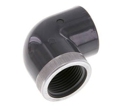 PVC 90deg Elbow Fitting Female Socket 32x42mm x Female Rp 1''