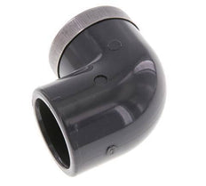 PVC 90deg Elbow Fitting Female Socket 32x42mm x Female Rp 1''