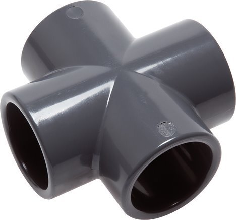 PVC Cross Fitting Socket 75x89mm | Tameson.com