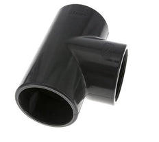PVC Tee Fitting Female Socket 75mm x Female Rp2-1/2''