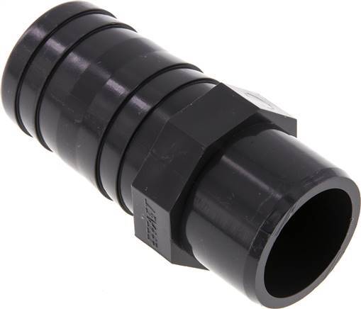 PVC Fitting Socket 40mm with Hose Barb 40mm [2 Pieces]