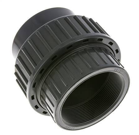 PVC Union Fitting Female Socket 90mm x Female Rp 3'' EPDM