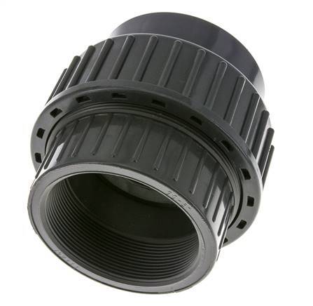 PVC Union Fitting Female Socket 90mm x Female Rp 3'' EPDM