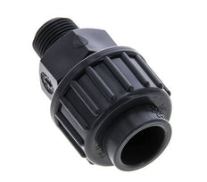 PVC Union Fitting Female Socket 16mm x Male R 3/8'' FKM