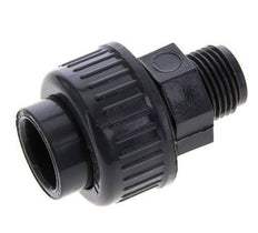 PVC Union Fitting Female Socket 20mm x Male R 1/2'' FKM