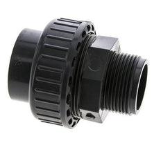 PVC Union Fitting Female Socket 40mm x Male R 1 1/4'' EPDM