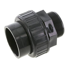 PVC Union Fitting Female Socket 63mm x Male R 2'' EPDM