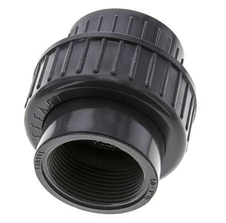 PVC Union Fitting Female Rp 1-1/2'' EPDM