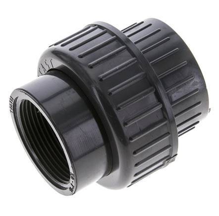 PVC Union Fitting Female Rp 1-1/2'' EPDM