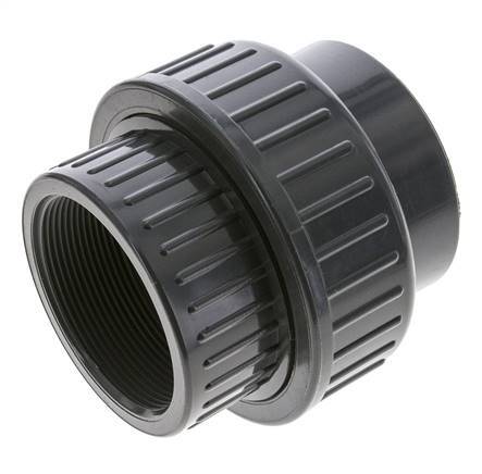 Pvc Ri2 Fitting PVC Union Fitting Female Rp 2-1/2'' FKM | Tameson.com