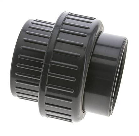 Pvc Ri2 Fitting PVC Union Fitting Female Rp 2-1/2'' FKM | Tameson.com