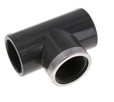 PVC Tee Fitting Female Socket 40mm x Female Rp1-1/4''