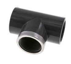 PVC Tee Fitting Female Socket 40mm x Female Rp1-1/4''