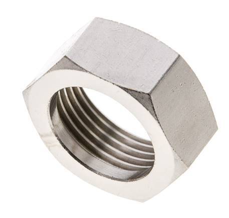 19mm (G3/4'') Nickel-plated Brass Union Nut L13.5mm [2 Pieces]