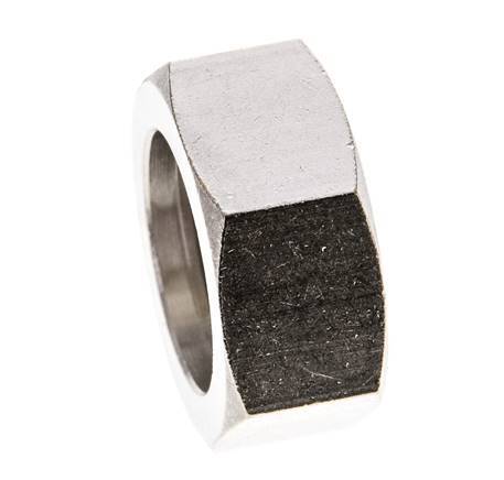 19mm (G3/4'') Nickel-plated Brass Union Nut L13.5mm [2 Pieces]