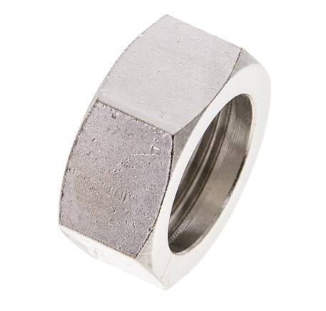 19mm (G3/4'') Nickel-plated Brass Union Nut L13.5mm [2 Pieces]