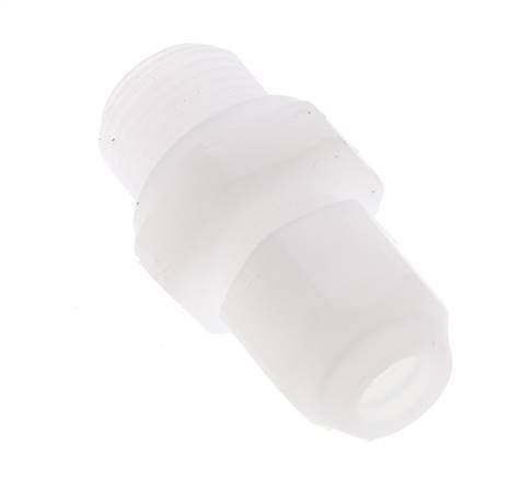 6x8mm & G3/8'' PP Straight Hose Fitting with Male Threads 10bar/145psi