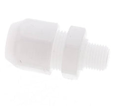 10x12mm & G1/2'' PVDF Straight Hose Fitting with Male Threads 10bar/145psi