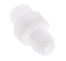 4x6mm & G1/2'' PVDF Straight Hose Fitting with Male Threads 10bar/145psi