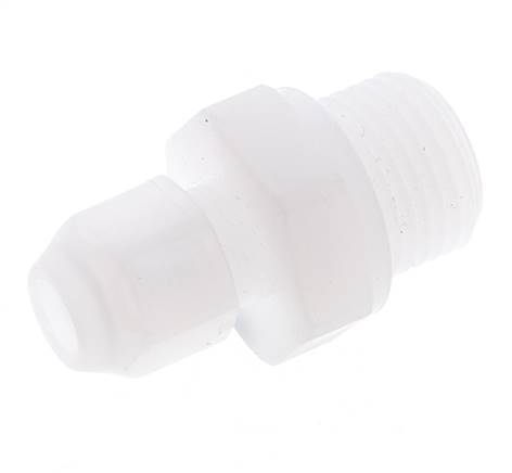 4x6mm & G1/2'' PVDF Straight Hose Fitting with Male Threads 10bar/145psi