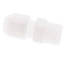 2x4mm & R1/8'' PP Elbow Hose Fitting with Male Threads 10bar/145psi [2 Pieces]