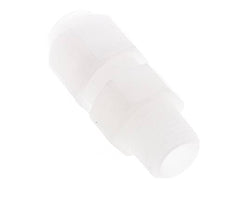 6x8mm & R1/8'' PP Elbow Hose Fitting with Male Threads 10bar/145psi [2 Pieces]
