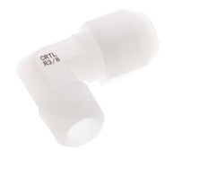 8x10mm & R3/8'' PVDF Elbow Hose Fitting with Male Threads 10bar/145psi